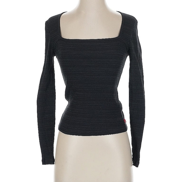 Levi's Black Long Sleeve Top - Picture 2 of 4